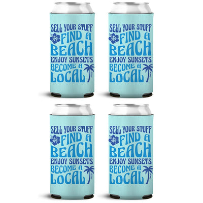 Sell Your Stuff & Become A Local SLIM Can Cooler 4 Pack