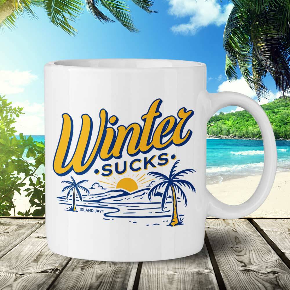 Winter Sucks Island 11oz Ceramic Mug 1 Pack