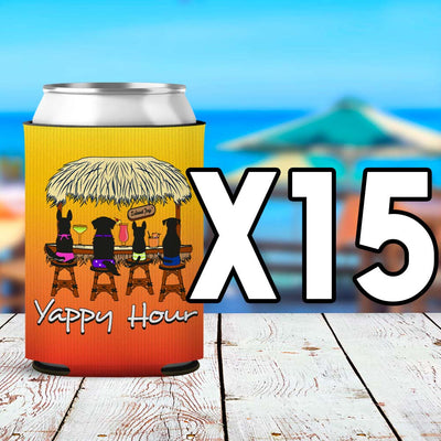 Yappy Hour Beach Dog Neoprene Can Cooler