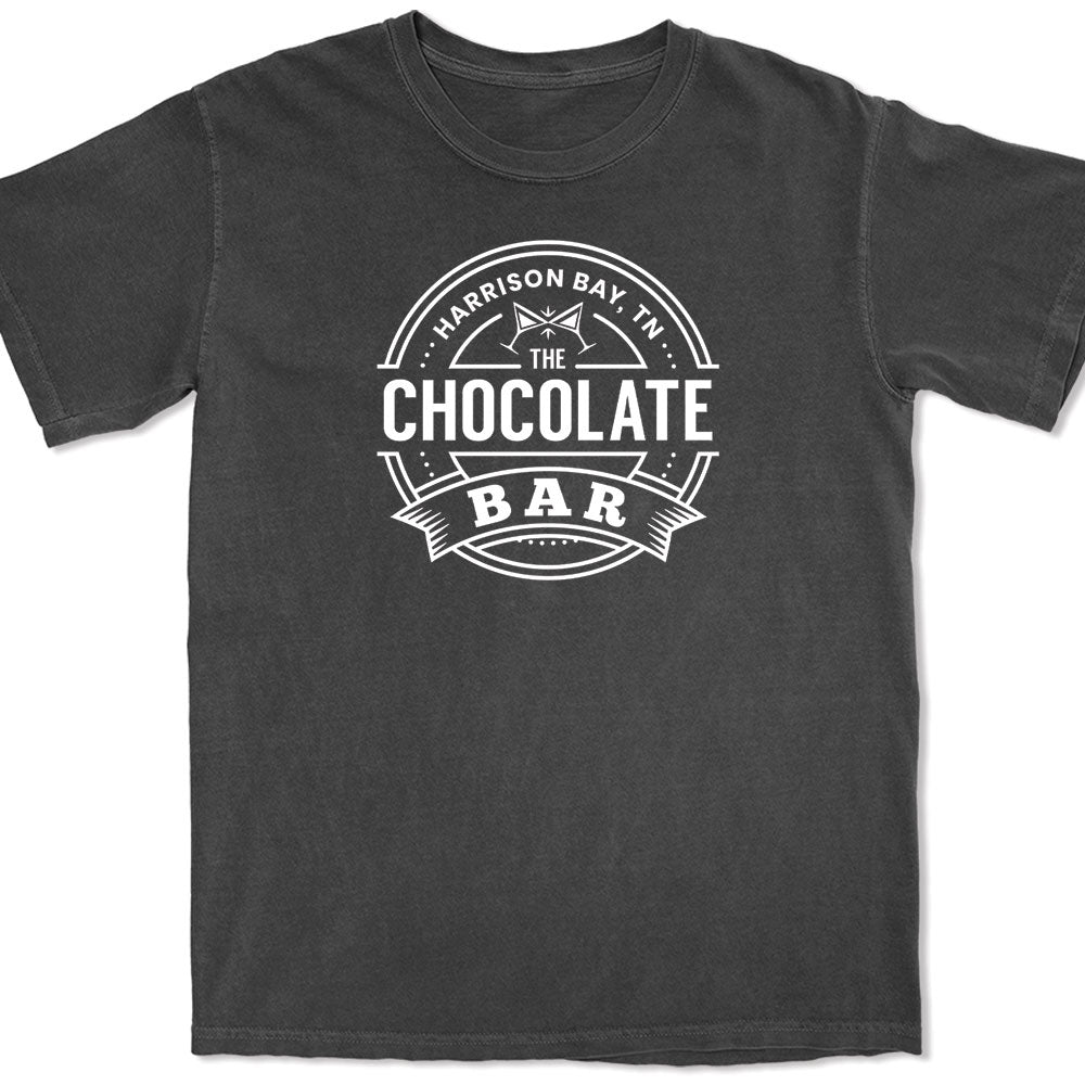 Tiki Man Radio The Chocolate Bar T-Shirt Black Front
