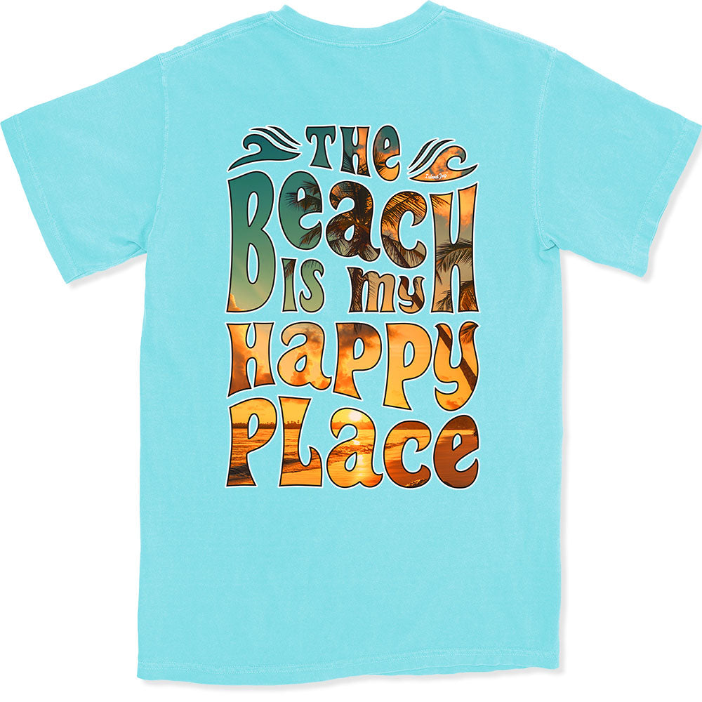 The Beach Is My Happy Place Lā Nani Beautiful Sun T-Shirt Lagoon
