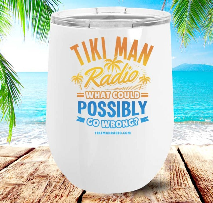 Tiki Man radio Wine Tumbler